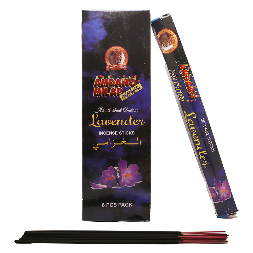 Lavender Incense sticks - Aggarbati (pack of 6 boxes)