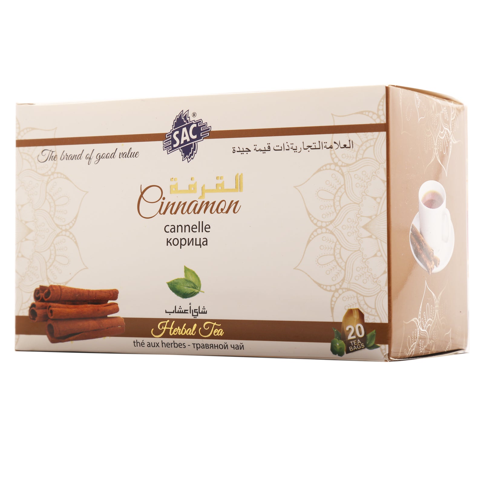Cinnamon Herbal Tea (20 Sachets Per Pack)