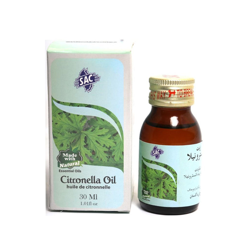 SAC Citronella Oil 30ml | Aromatic Oil Cleaning Mosquito Repellent